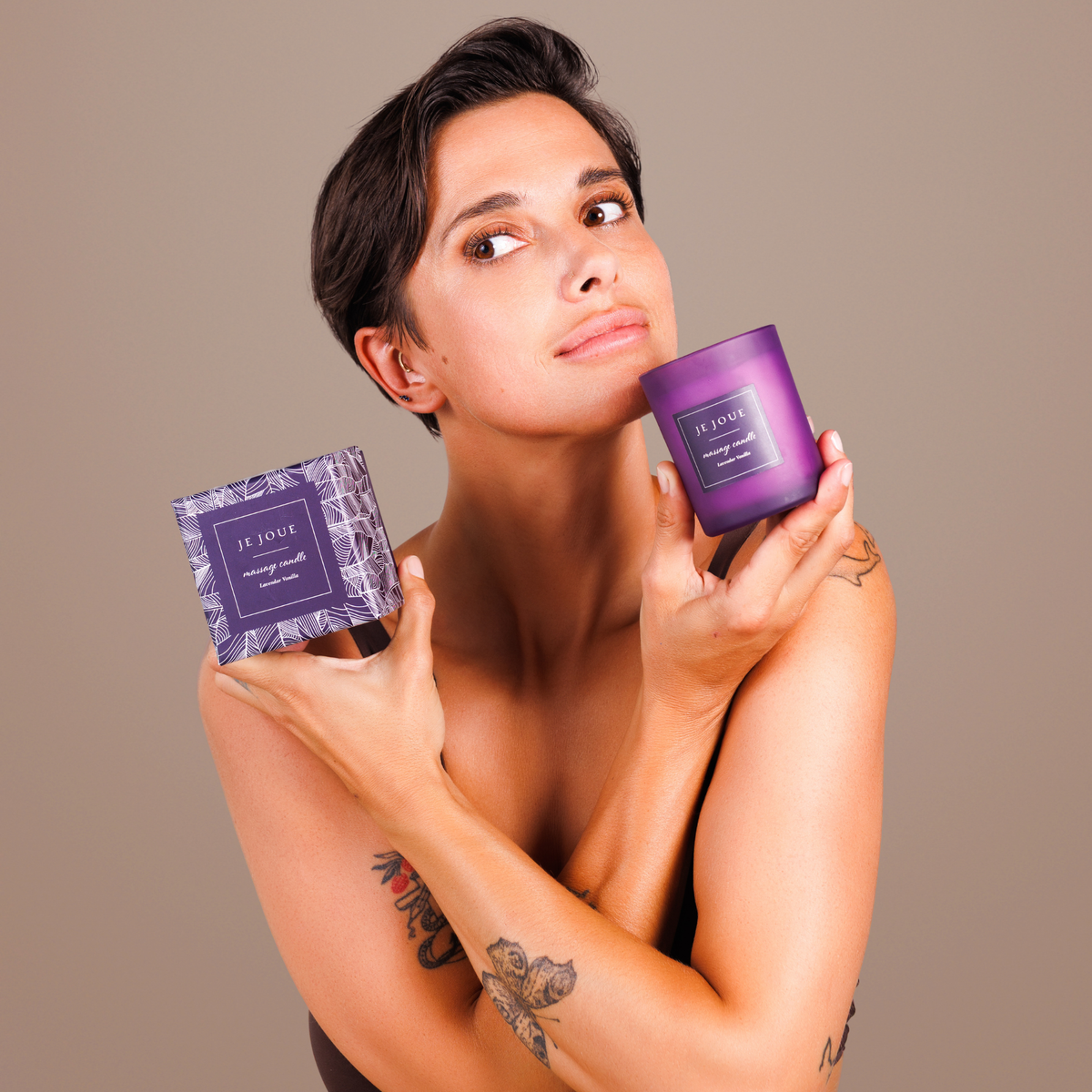 Je Joue Luxury Massage Candle - Lavender Vanilla