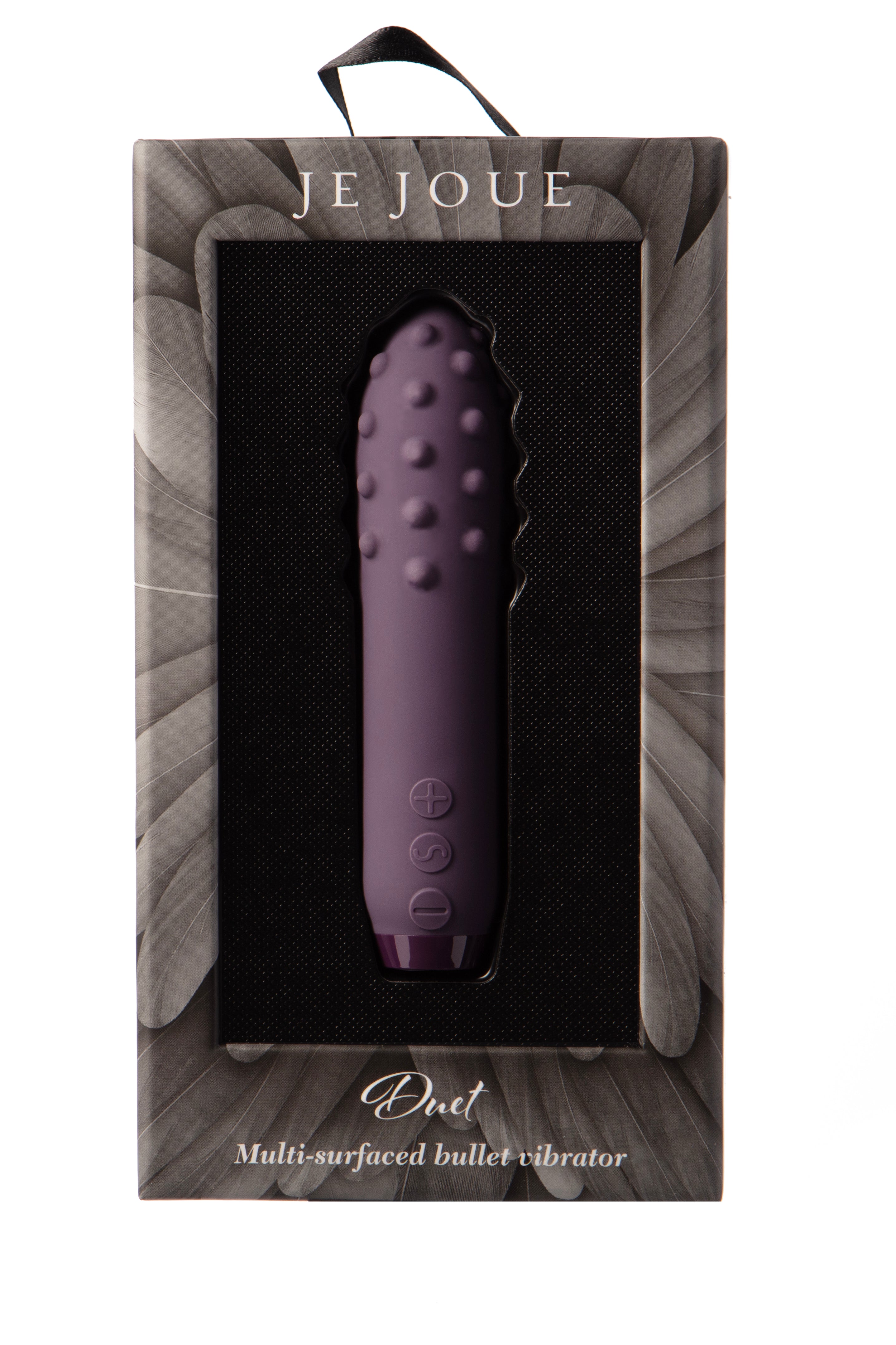 Purple Duet Bullet Vibrator in box