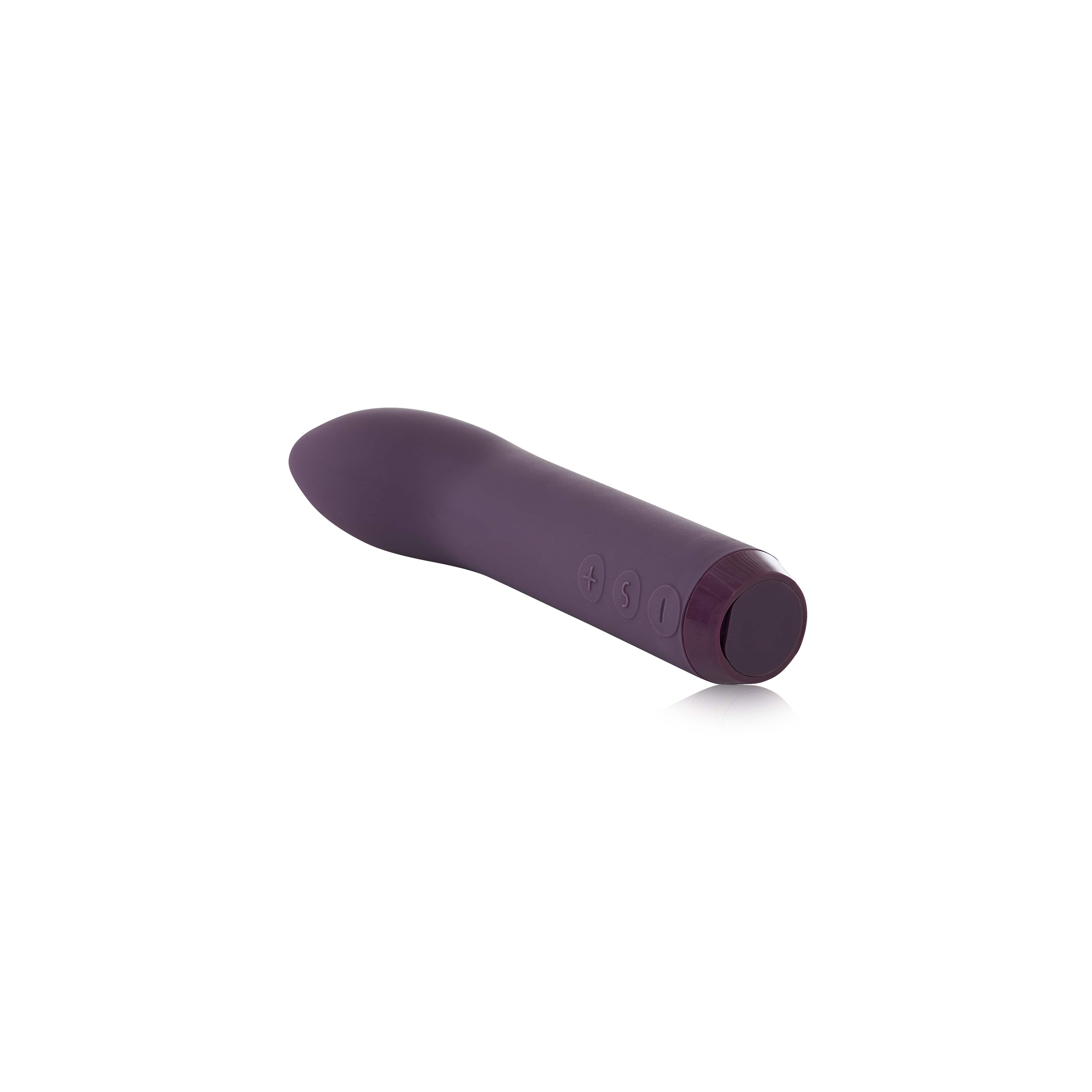 G Spot Vibrator in purple lying on side