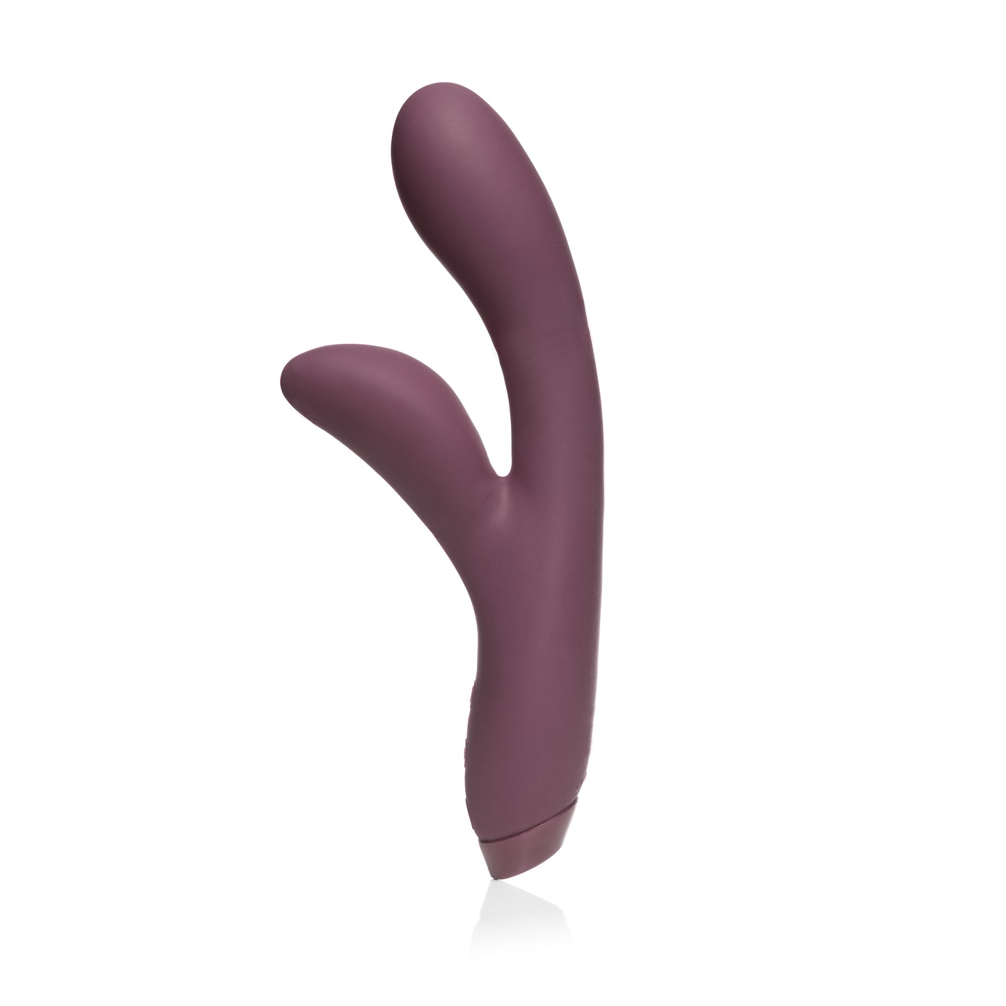Purple Hera vibrator stood up on white background