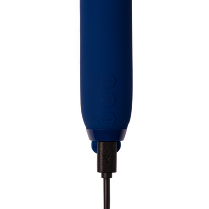 Vita Cobalt Blue Bullet Vibrator on charge
