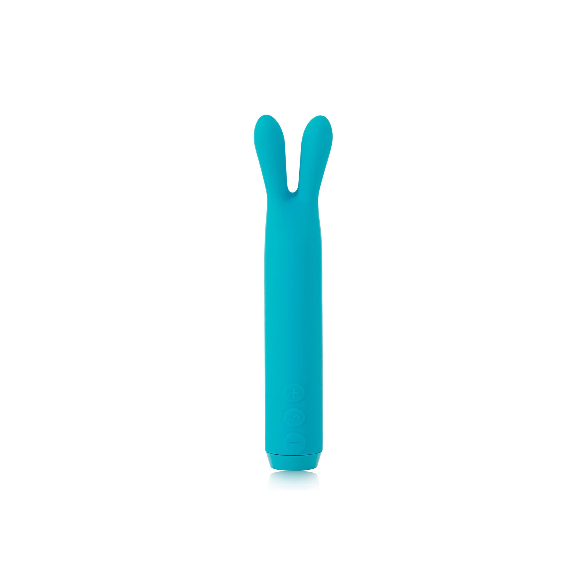 Rabbit Vibrator in teal front view