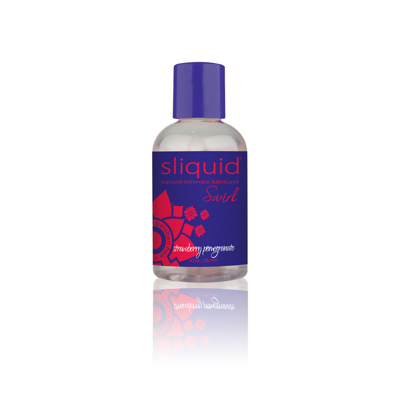 Sliquid Natural Swirl Lubricant - Strawberry and Pomegranate