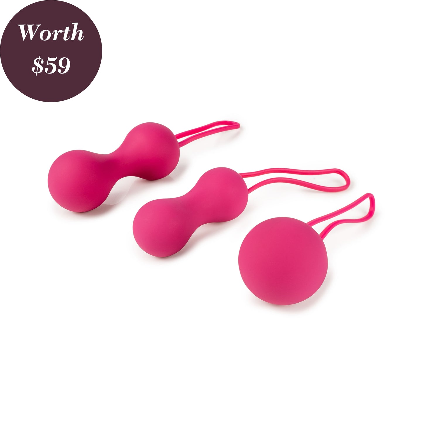 Pink Ami Kegel balls 