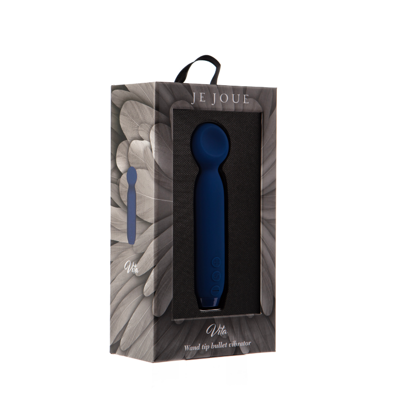 Vita Vibrator in blue in branded box