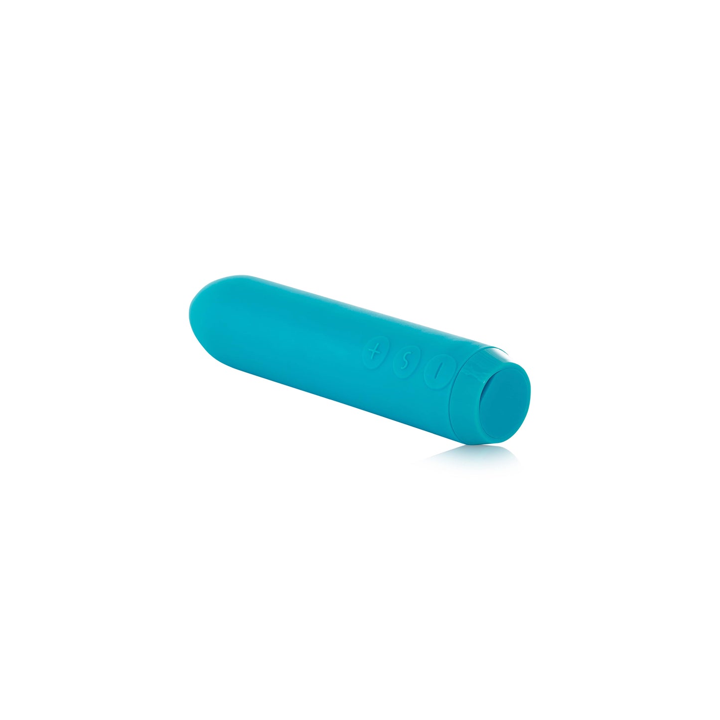 Classic Bullet Vibrator in teal lying flat