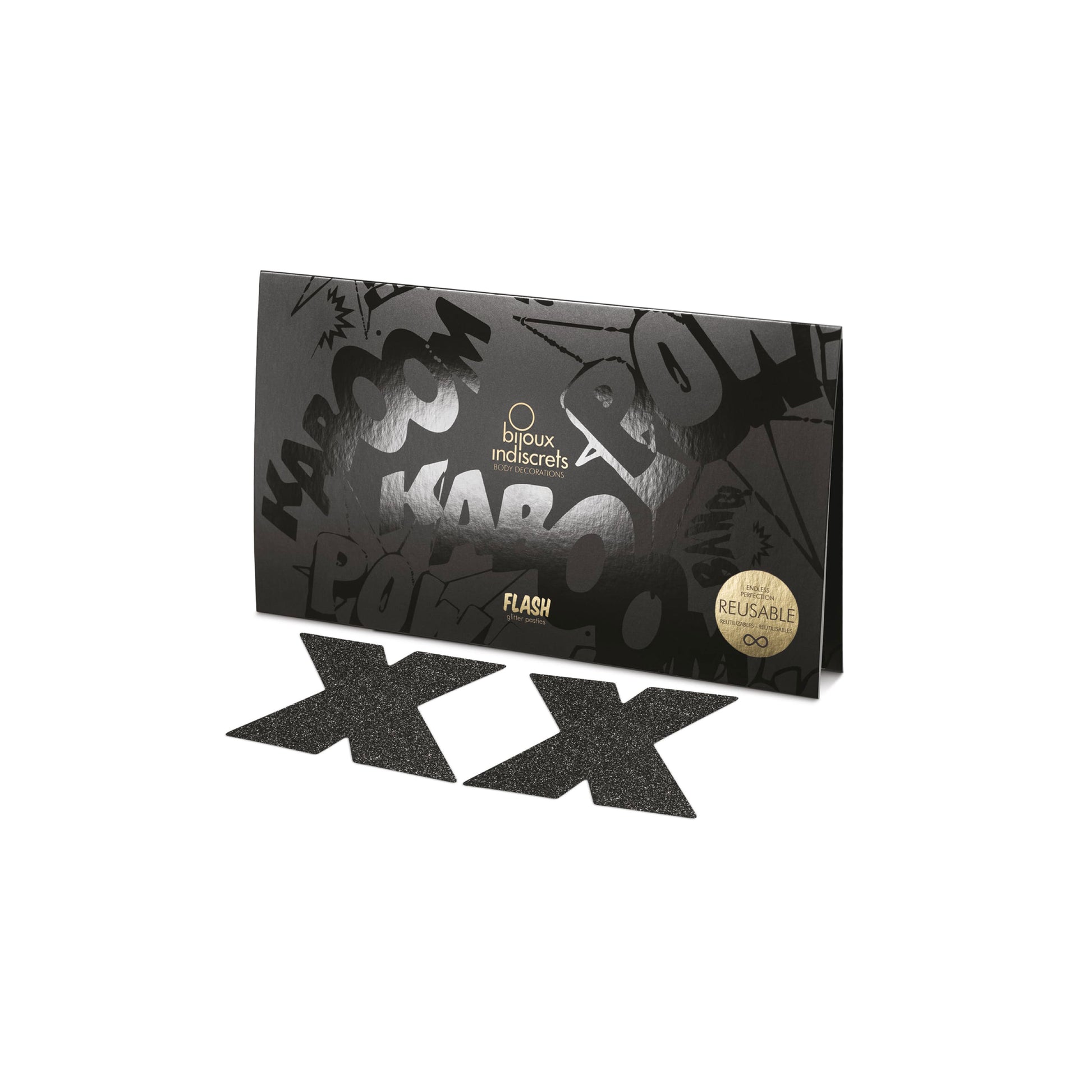 Flash Cross Nipple covers with box