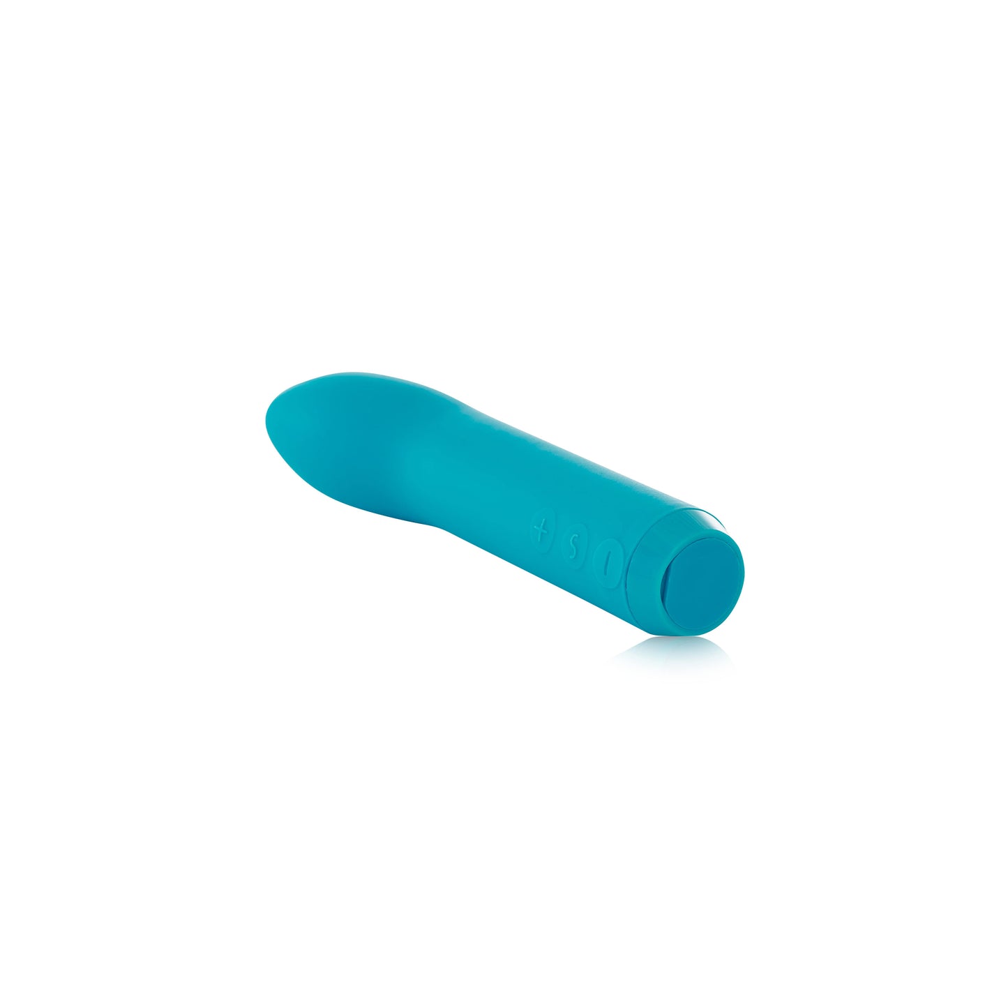 G Spot Bullet Vibrator in teal side view 