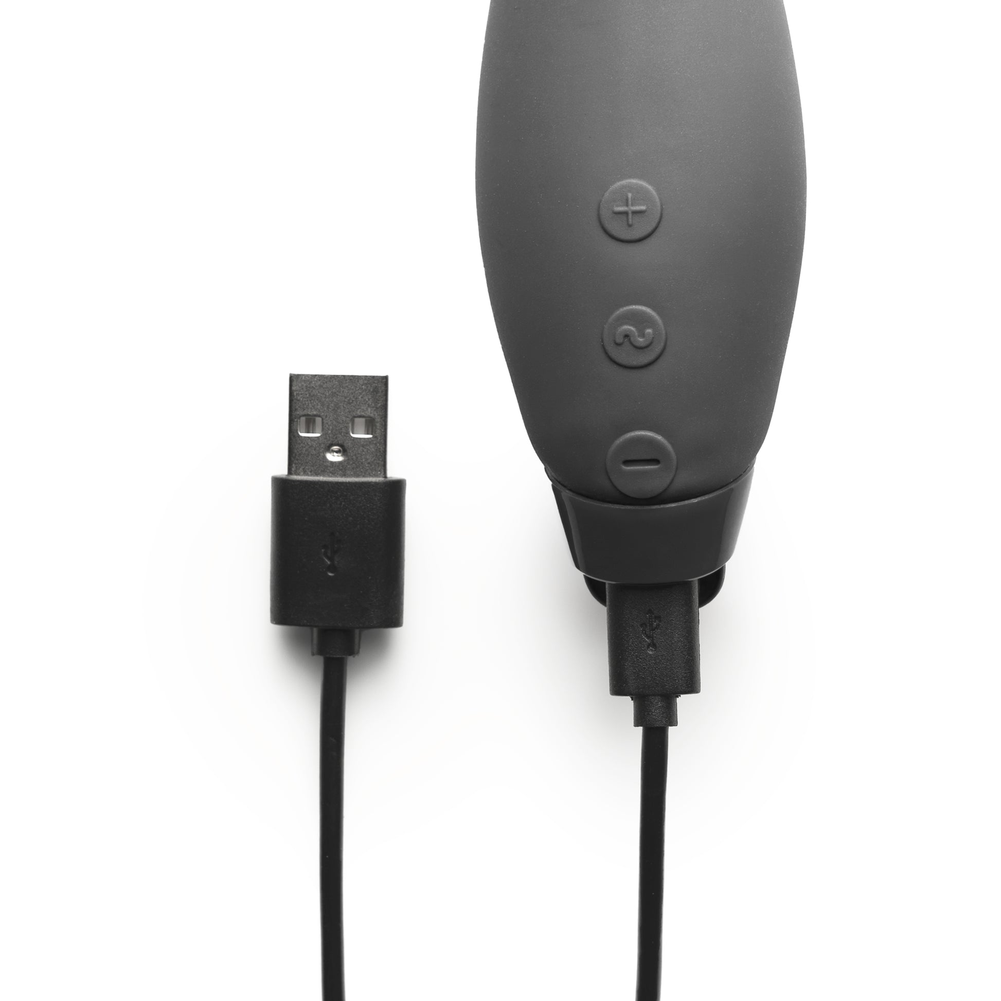Black Juno connected to charger 