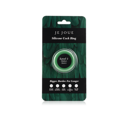 Green Silicone Cock Ring in Packaging 