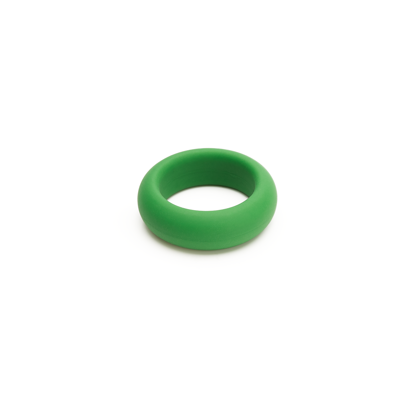 Green Silicone Cock Ring Flat Lay