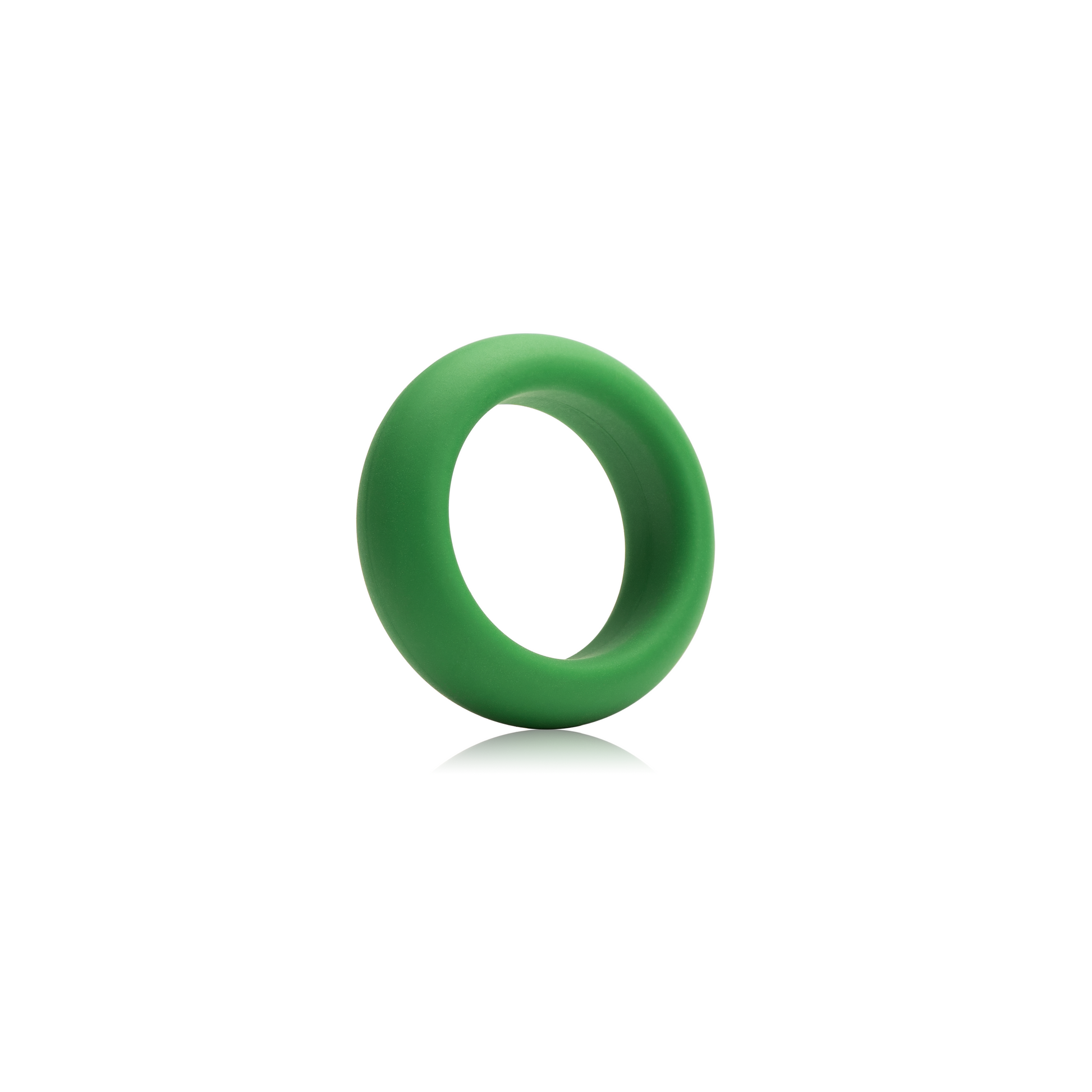 Green Silicone Cock Ring Side Profile 