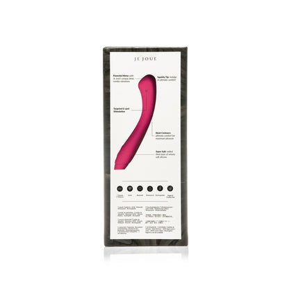 Juno Vibrator in pink back of box