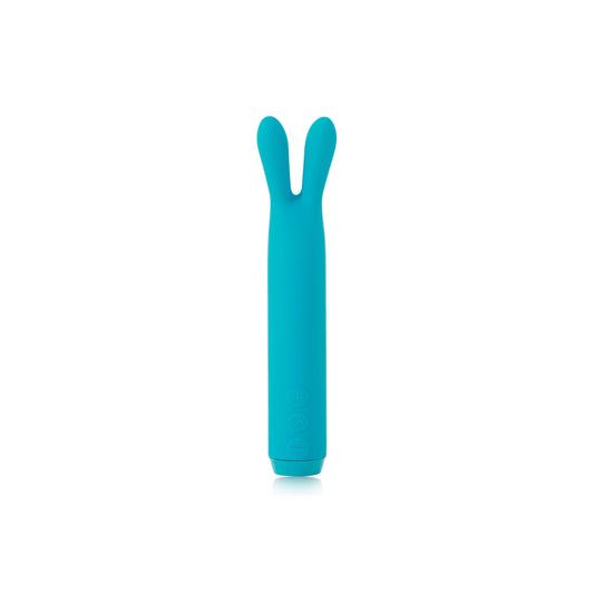 Rabbit Vibrator in teal front view