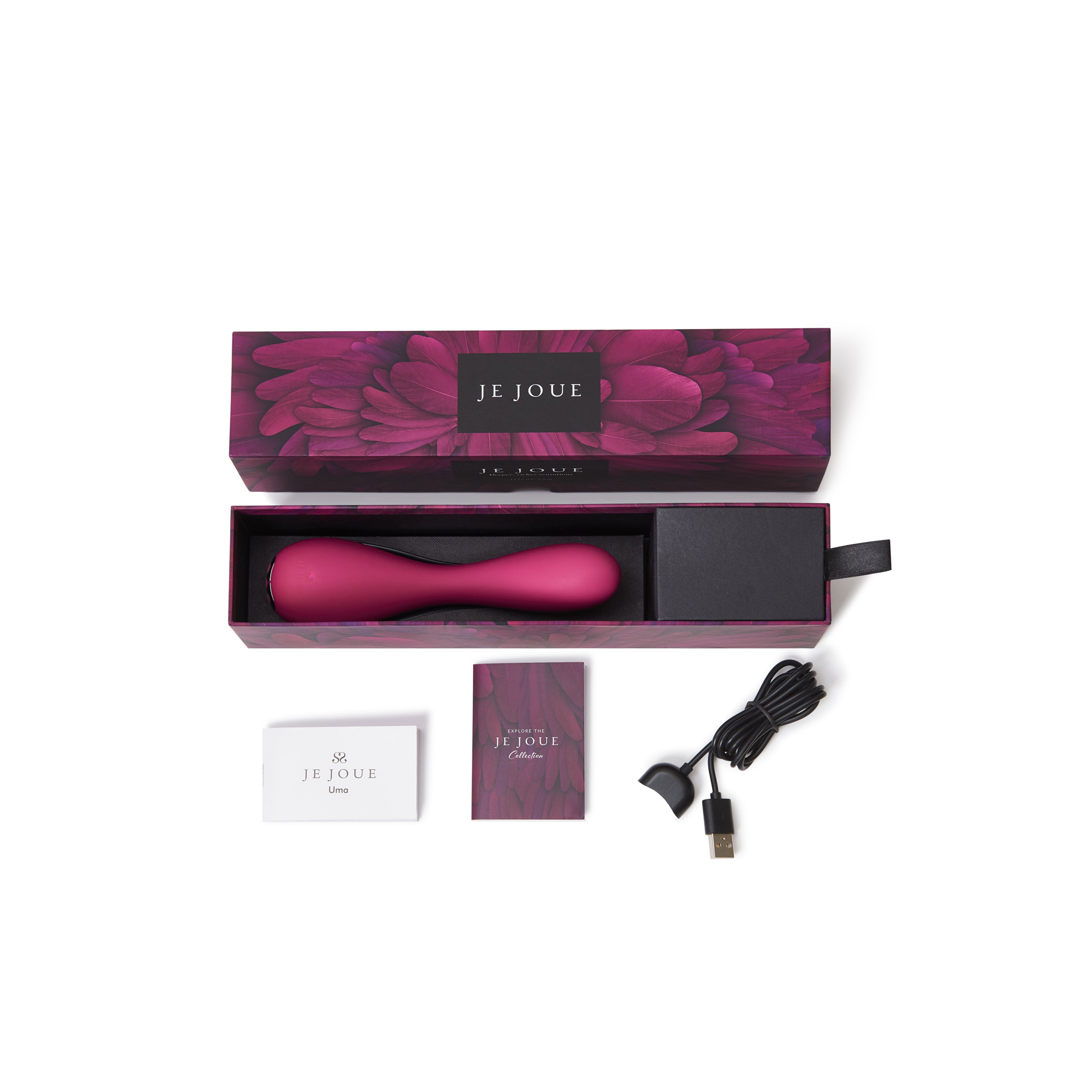Je Joue Uma vibrator in box with accessories 